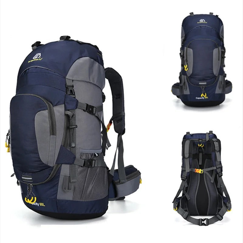 AdventurePro – 60L Wasserdichter Rucksack mit Organisierten Fächern und Komfort-Tragesystem 3