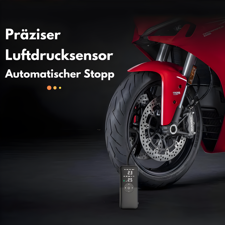 AirMaster Pro – Elektrische Akku Luftpumpe mit LCD-Display & Powerbank-Funktion 1