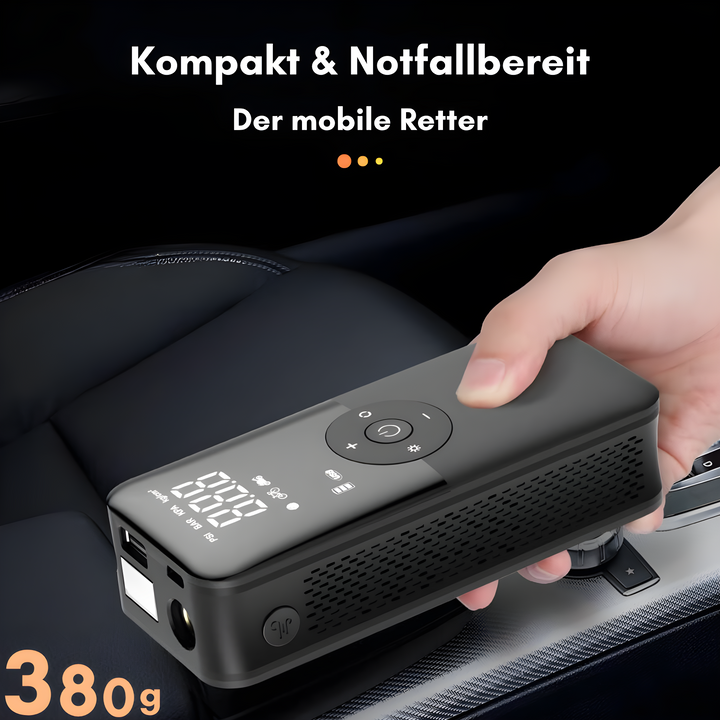 AirMaster Pro – Elektrische Akku Luftpumpe mit LCD-Display & Powerbank-Funktion 2