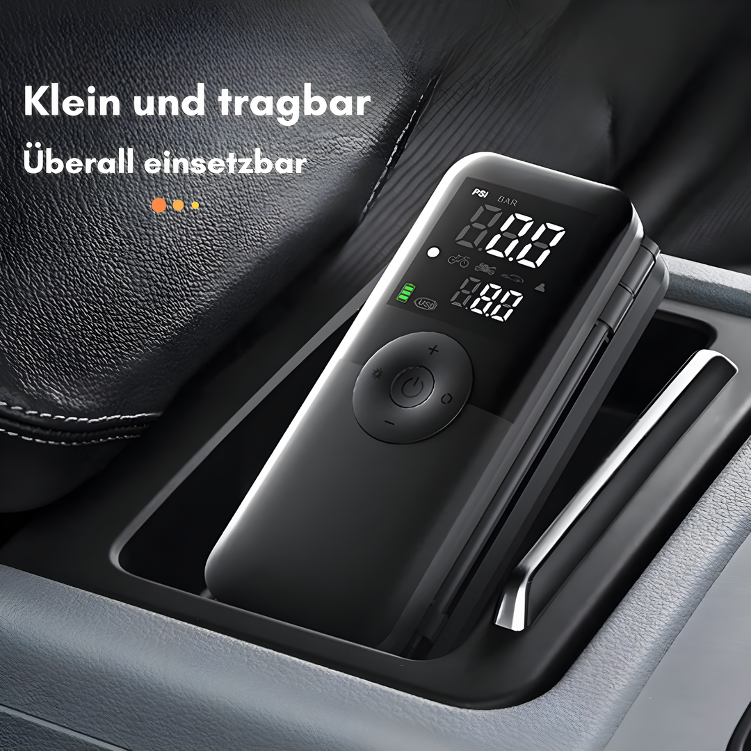 AirMaster Pro – Elektrische Akku Luftpumpe mit LCD-Display & Powerbank-Funktion 3
