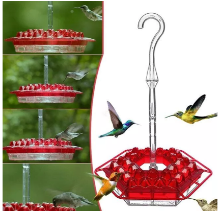 Ant Proof Kolibri Futterspender mit 30 Futteröffnungen & Ant-Moat, 12 Unzen 4