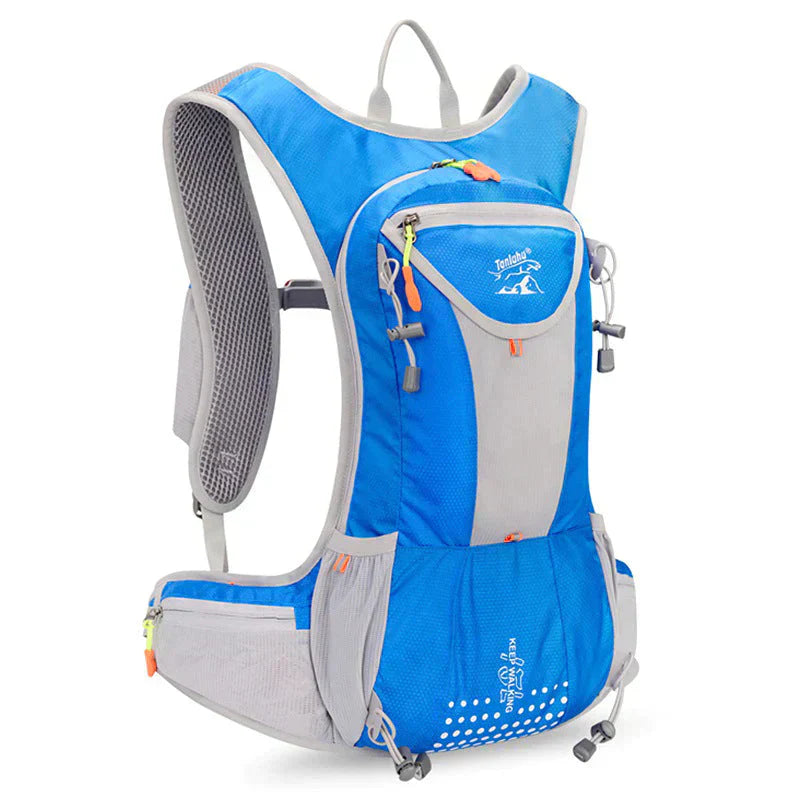 AquaPack – Leichter, wasserdichter Rucksack mit 2L Wasserblase und verstellbaren Riemen 0