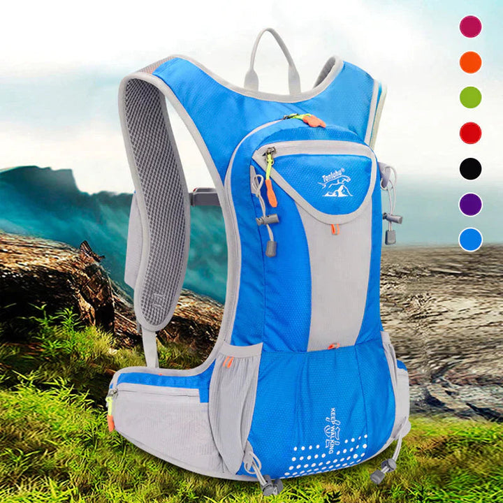 AquaPack – Leichter, wasserdichter Rucksack mit 2L Wasserblase und verstellbaren Riemen 1
