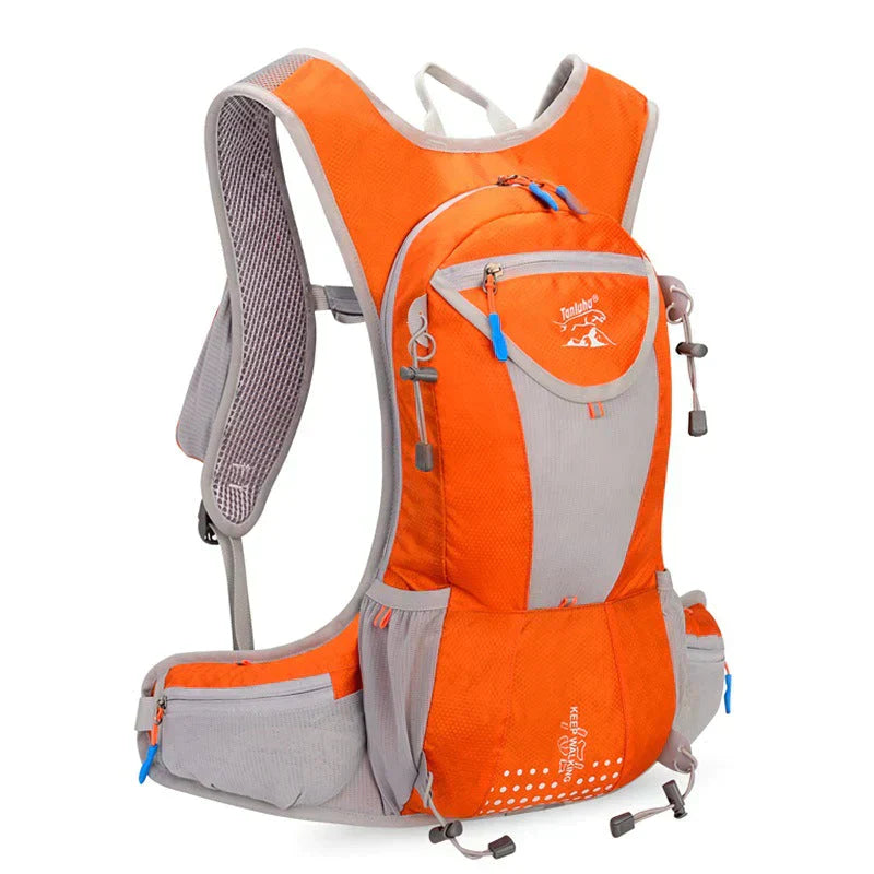AquaPack – Leichter, wasserdichter Rucksack mit 2L Wasserblase und verstellbaren Riemen 11