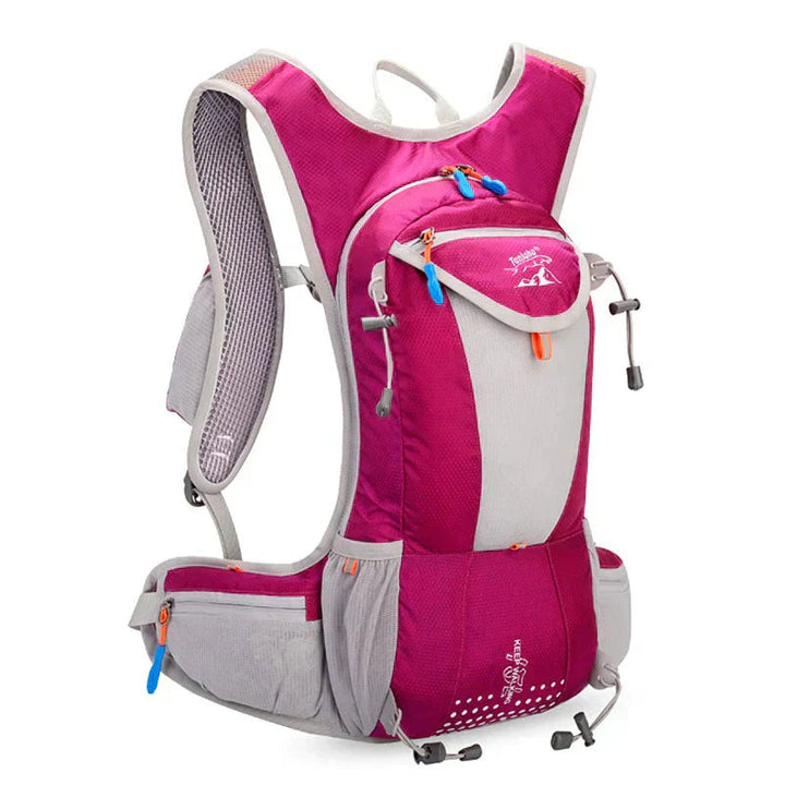 AquaPack – Leichter, wasserdichter Rucksack mit 2L Wasserblase und verstellbaren Riemen 12