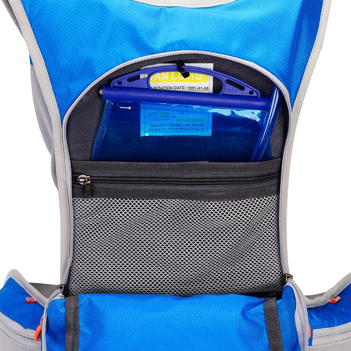 AquaPack – Leichter, wasserdichter Rucksack mit 2L Wasserblase und verstellbaren Riemen 4