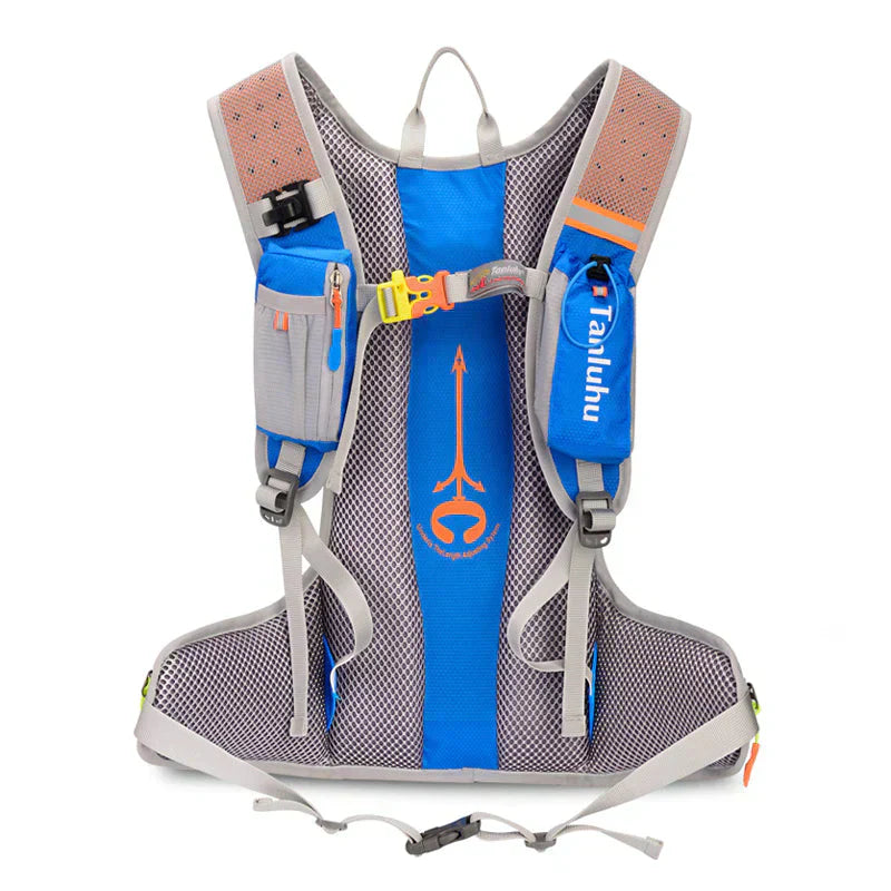 AquaPack – Leichter, wasserdichter Rucksack mit 2L Wasserblase und verstellbaren Riemen 5