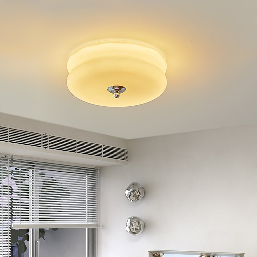 Art Deco Vintage Deckenleuchte – Geometrisches Design mit Warmlicht-LED für Wohnzimmer 1