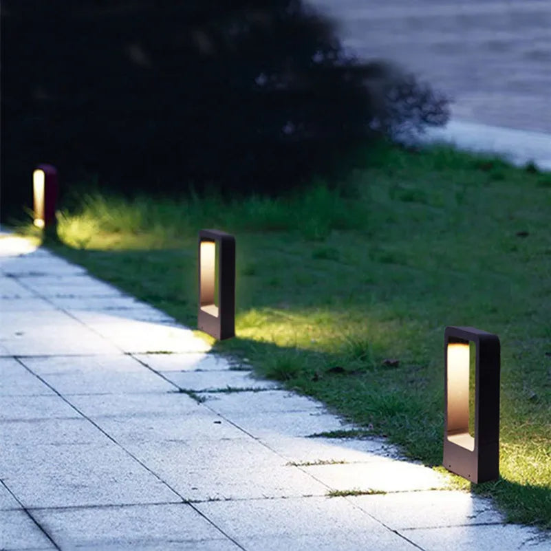 Außenbodenleuchte mit Modernem Design – Wetterfeste LED Außenbeleuchtung für Garten und Terrasse 0