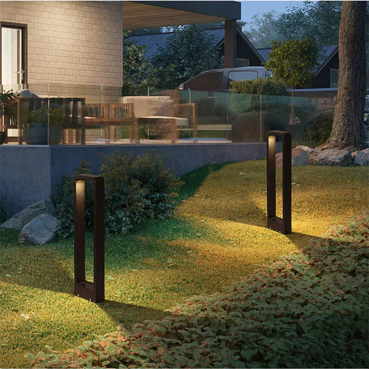 Außenbodenleuchte mit Modernem Design – Wetterfeste LED Außenbeleuchtung für Garten und Terrasse 5