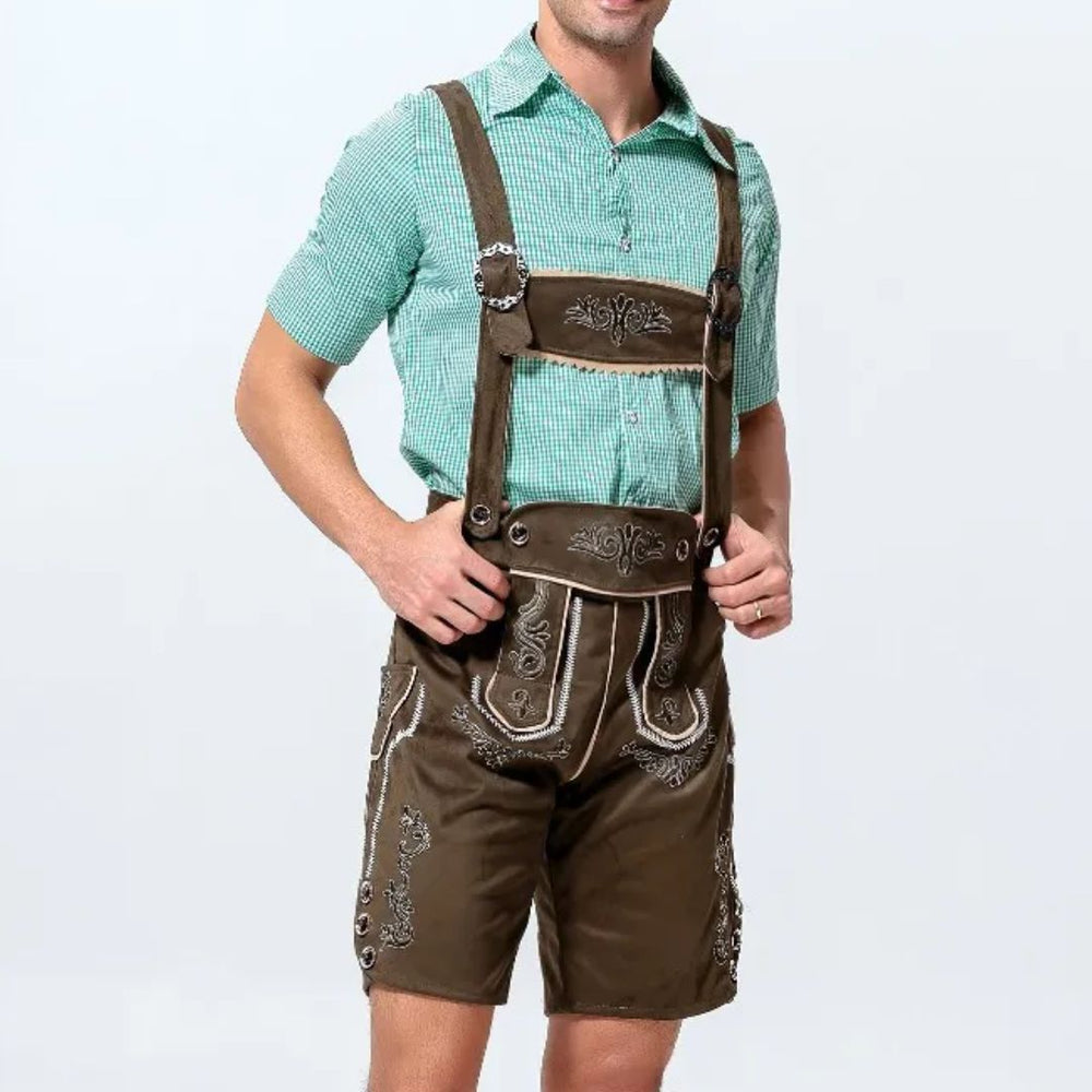 Bayerische Lederhose Anton – Hochwertige Trachtenhose für Oktoberfest und Feste 1