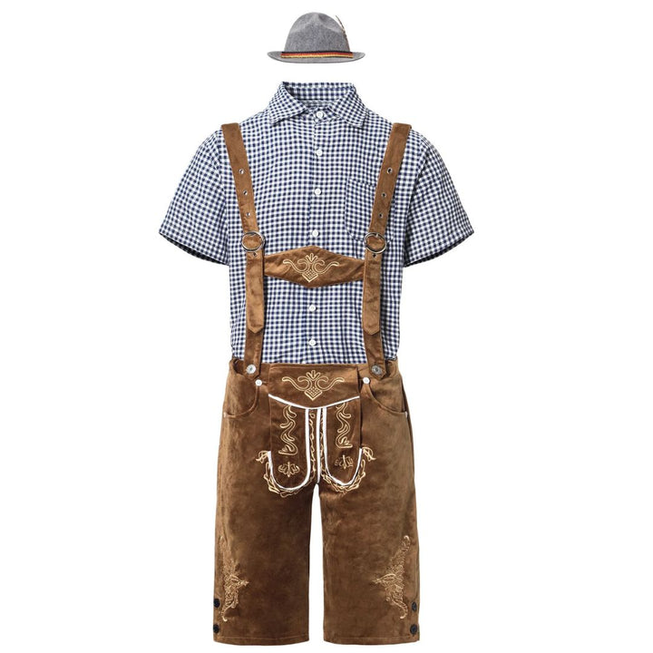 Bayerische Lederhose Carlos – Hochwertige Trachtenhose Herren für Oktoberfest 4