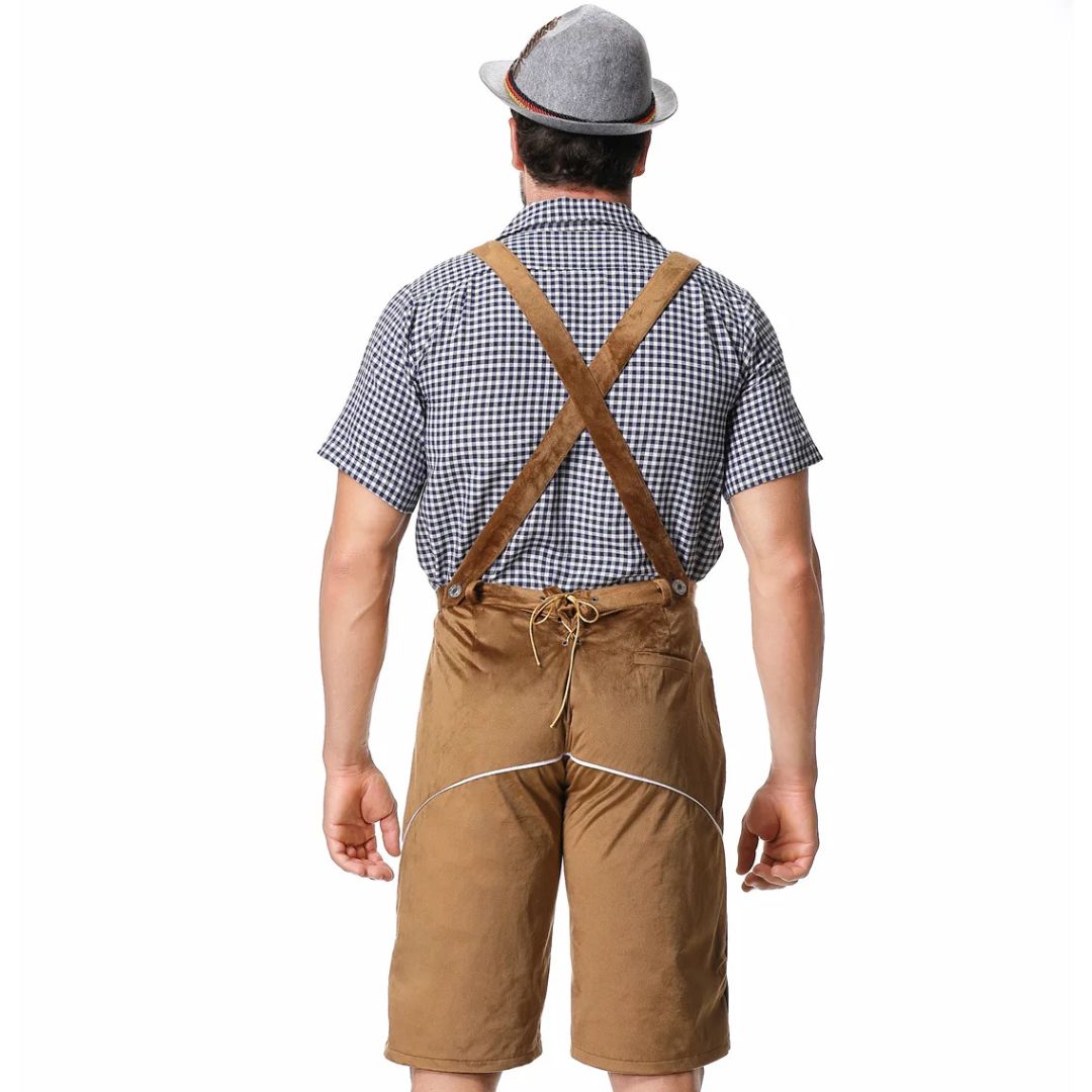 Bayerische Lederhose Carlos – Hochwertige Trachtenhose Herren für Oktoberfest 6