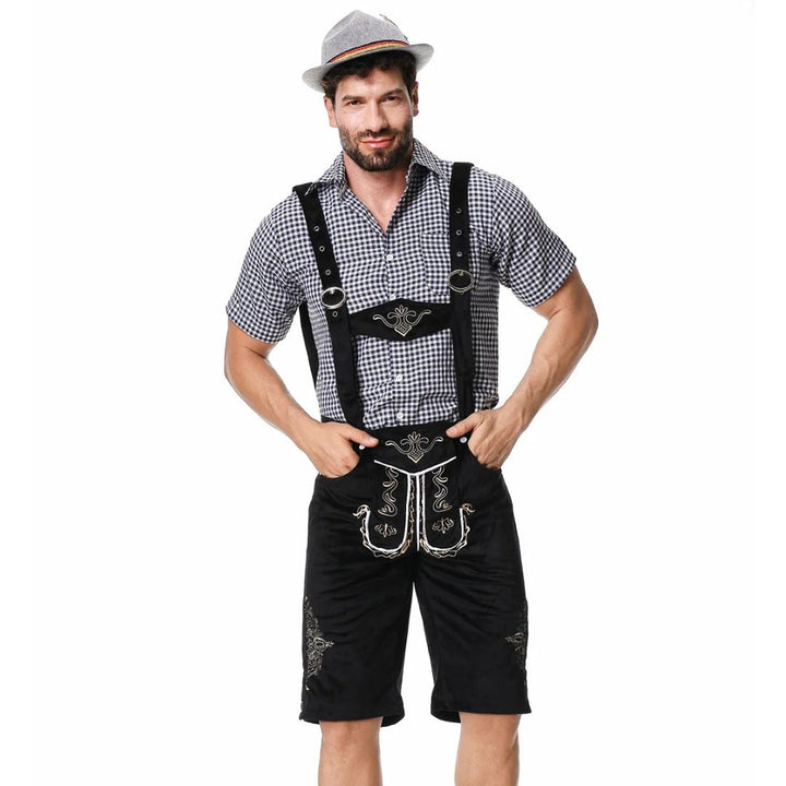 Bayerische Lederhose Carlos – Hochwertige Trachtenhose Herren für Oktoberfest 7