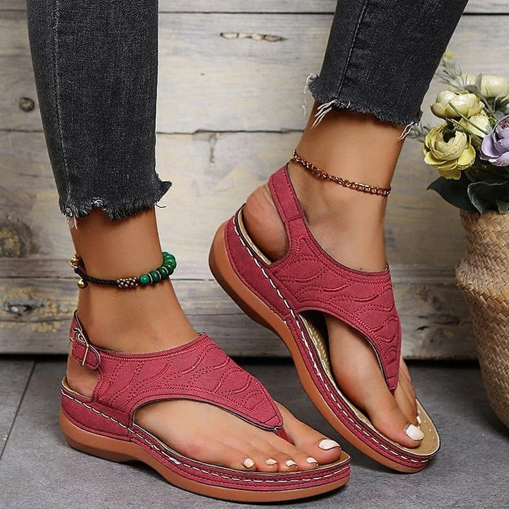 Bequeme Damen Sandalen mit Rutschfester Sohle und Fußunterstützung für Sommerschuhe 2