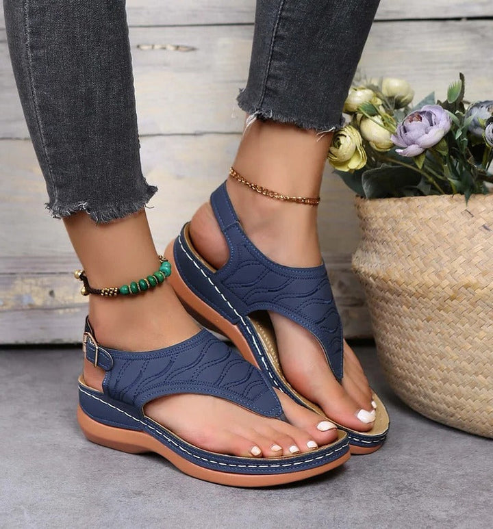 Bequeme Damen Sandalen mit Rutschfester Sohle und Fußunterstützung für Sommerschuhe 3