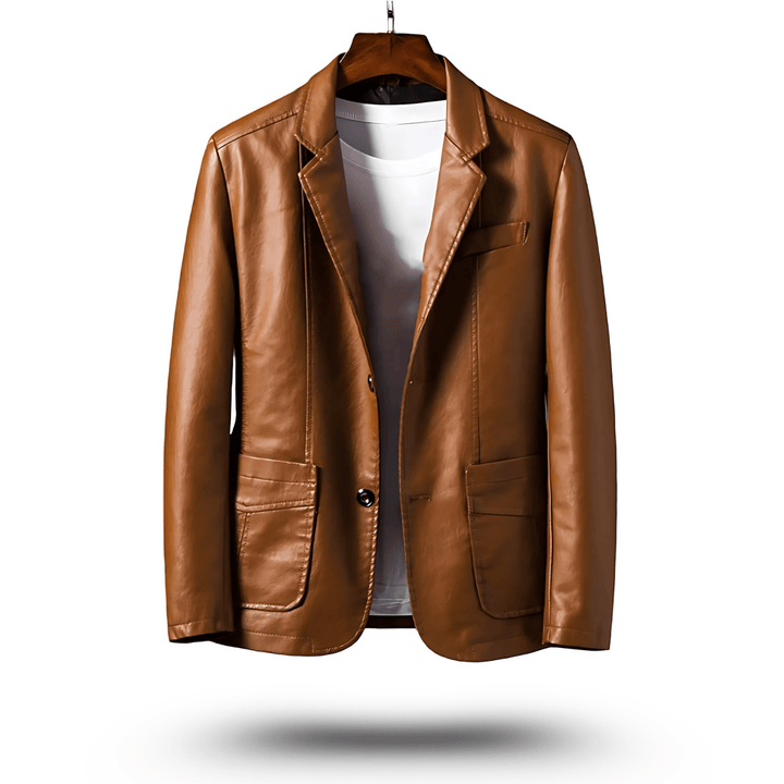 Carsten – Klassische Lederjacke für Damen und Herren, Figurbetonter Schnitt, Vielseitig, Zeitlos 3