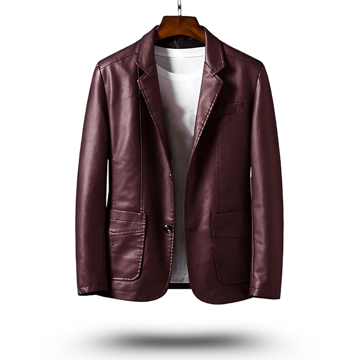 Carsten – Klassische Lederjacke für Damen und Herren, Figurbetonter Schnitt, Vielseitig, Zeitlos 5