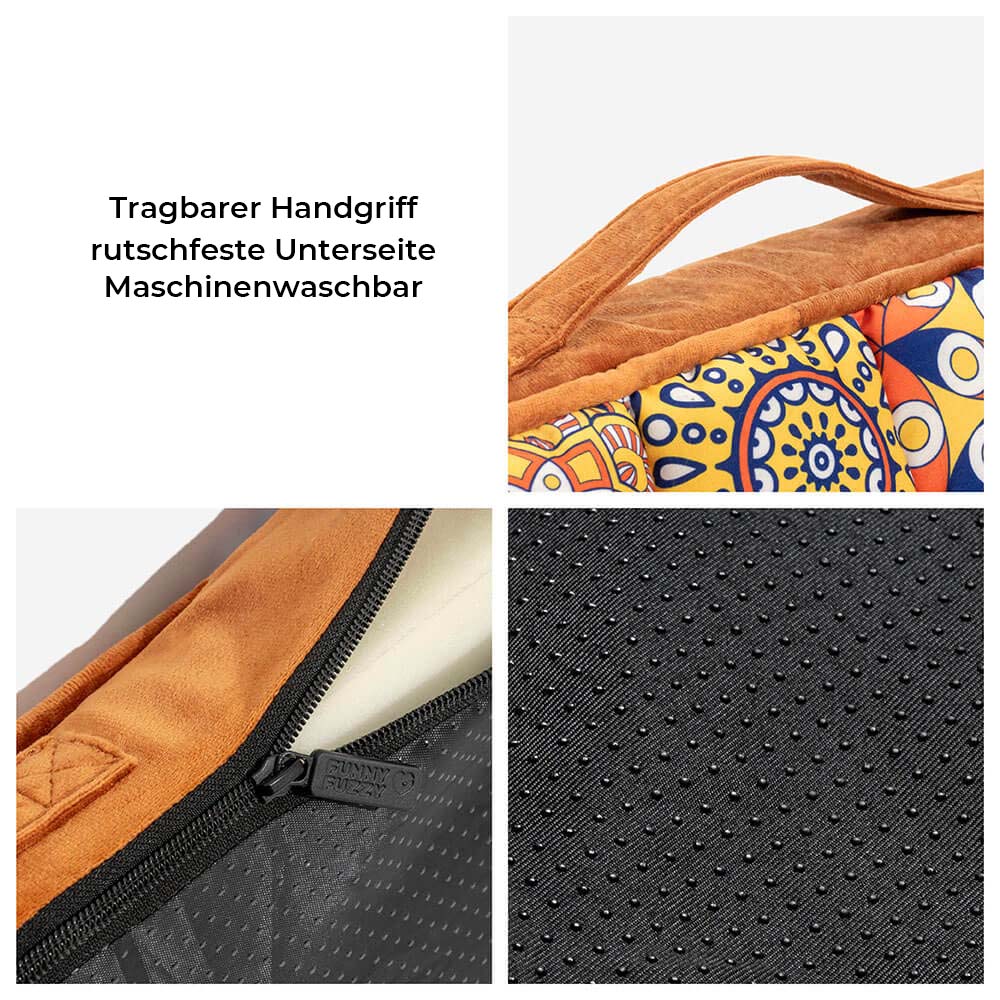 CasablancaDream – Orthopädisches Hundebett im marokkanischen Stil für ultimativen Komfort 7