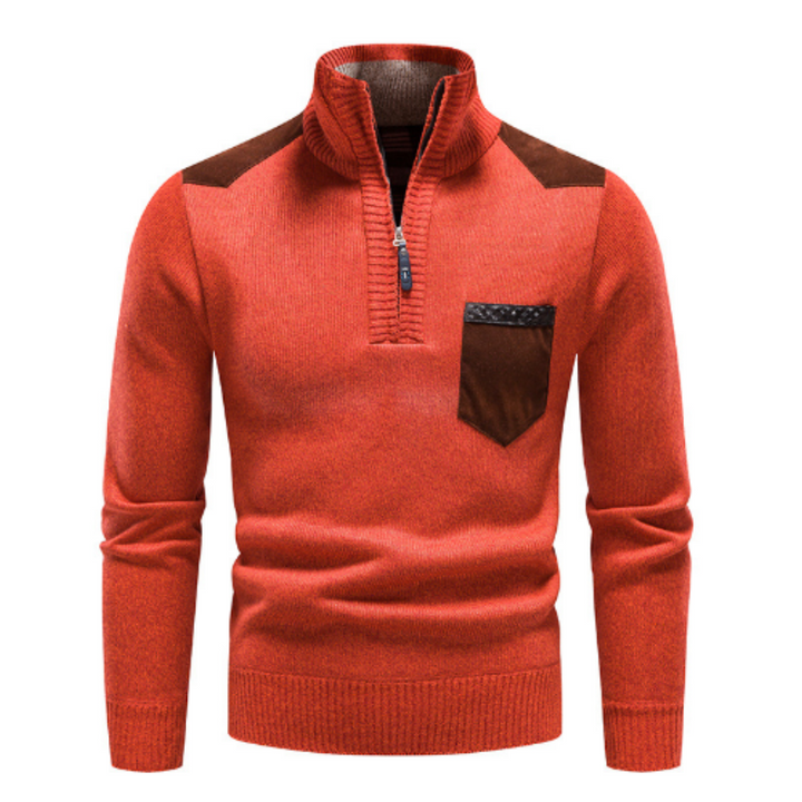 Cedric – Herren Rundhals-Pullover aus warmer Baumwoll-Polyester-Mischung 8