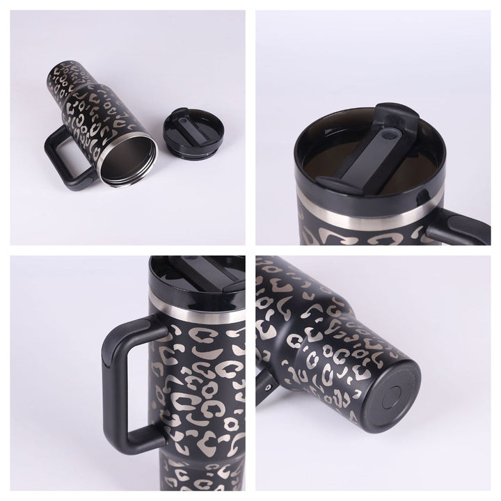 ChillMate – Isolierende Tasse mit 1200 ml Fassungsvermögen und Strohhalm 7