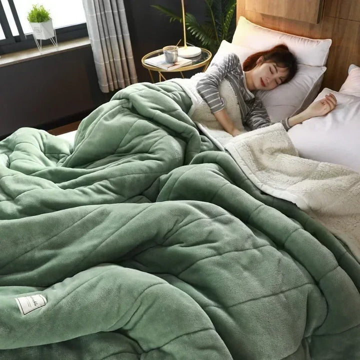 CosyBlanket – Kuscheldecke aus Korallfleece für Herbst und Winter, Pflegeleicht, Vielseitig 2