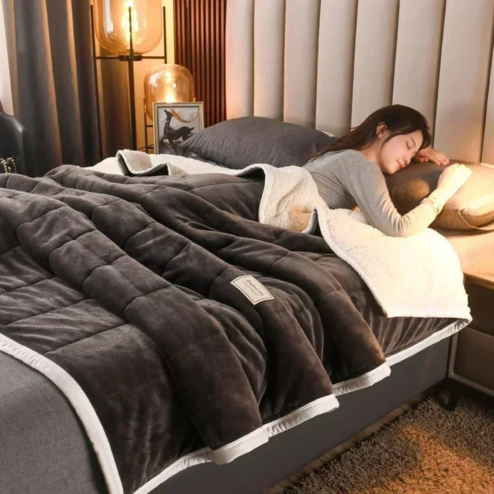 CosyBlanket – Kuscheldecke aus Korallfleece für Herbst und Winter, Pflegeleicht, Vielseitig 3