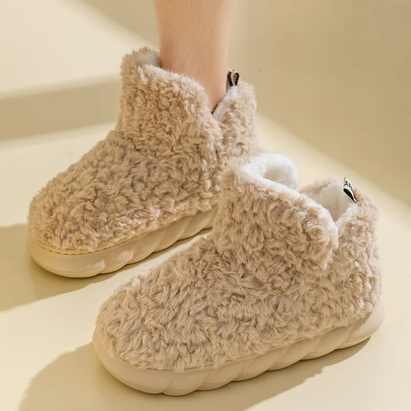 CozySteps – Warme Hausschuhe Damen aus Baumwolle und Plüsch für Herbst und Winter 0
