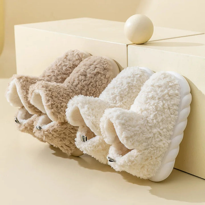CozySteps – Warme Hausschuhe Damen aus Baumwolle und Plüsch für Herbst und Winter 4