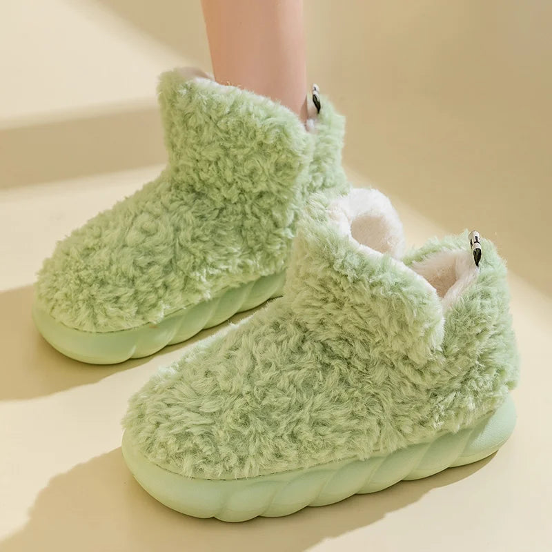 CozySteps – Warme Hausschuhe Damen aus Baumwolle und Plüsch für Herbst und Winter 5