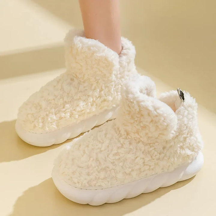 CozySteps – Warme Hausschuhe Damen aus Baumwolle und Plüsch für Herbst und Winter 6