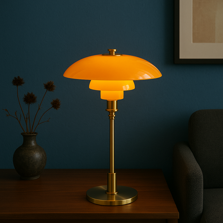 Dänische Designer-Tischlampe – Moderne LED Tischleuchte mit Dimmfunktion 4