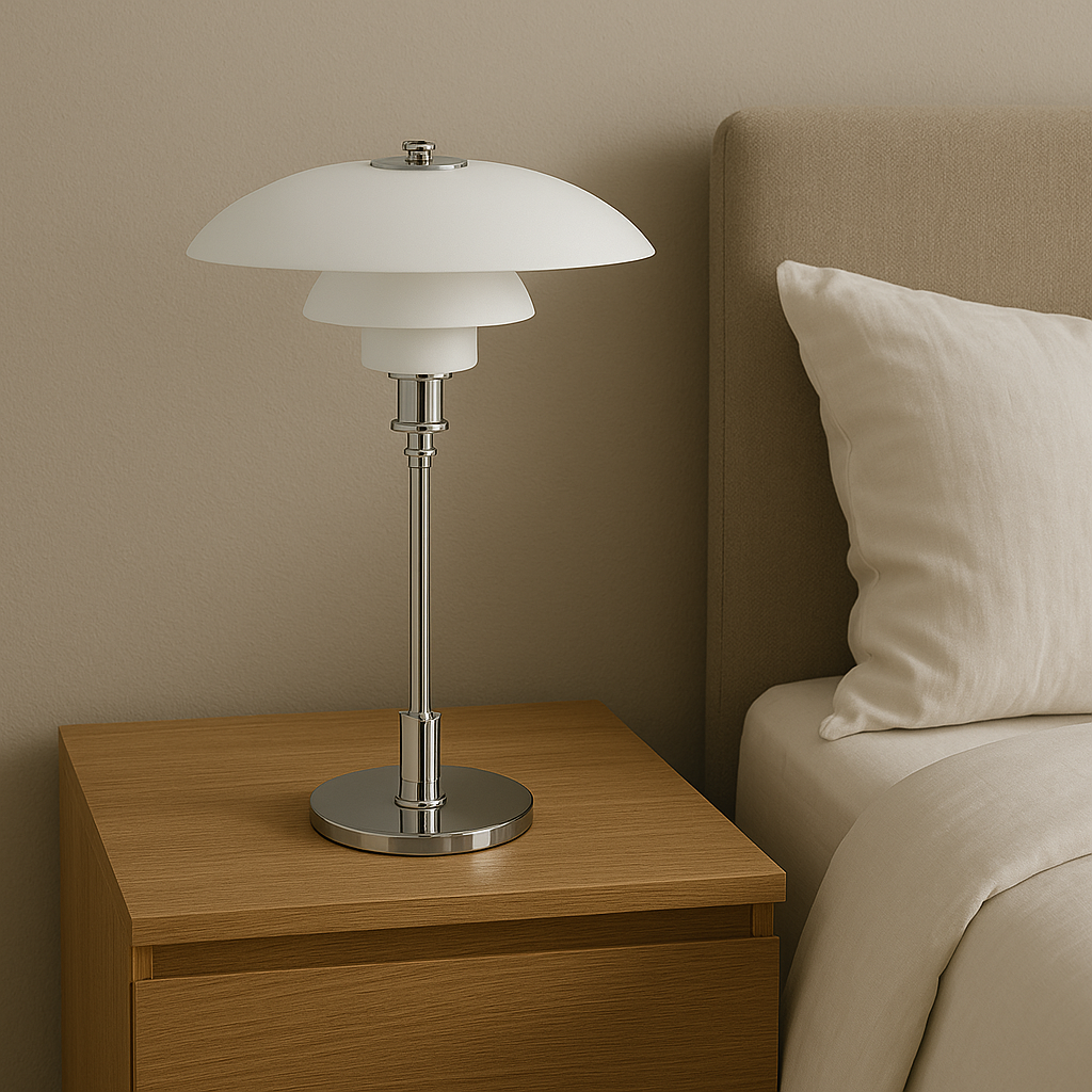 Dänische Designer-Tischlampe – Moderne LED Tischleuchte mit Dimmfunktion 5