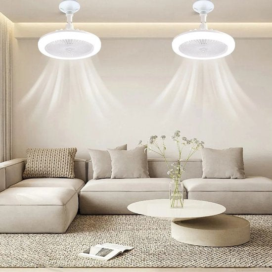 Deckenventilator mit Licht und Fernbedienung – Einfache Installation in jeder Lampenfassung 5
