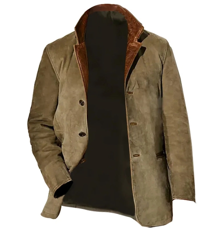 Dennis Herren Daunenjacke Vintage-Stil mit Knopfverschluss – Wärmend und Lässig 1