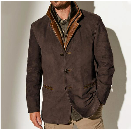 Dennis Herren Daunenjacke Vintage-Stil mit Knopfverschluss – Wärmend und Lässig 6