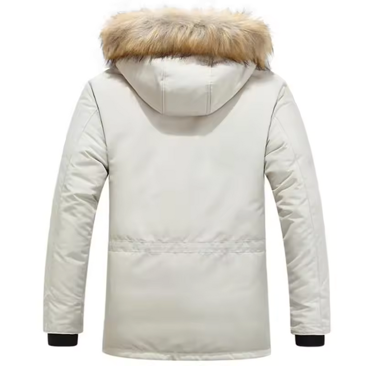 Devon Herren Parka Winterjacke mit Kapuze, Wasserabweisend & Wärmeisolierung 8