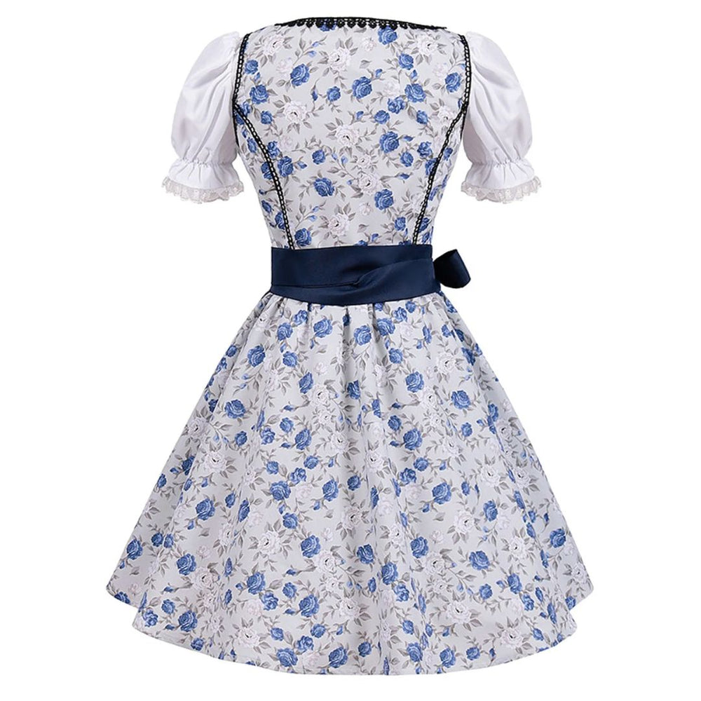 Dirndl Arlene – Traditionelles Oktoberfestkleid Mit Eleganter Schnürung & Schürze 1