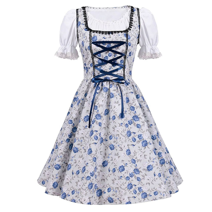 Dirndl Arlene – Traditionelles Oktoberfestkleid Mit Eleganter Schnürung & Schürze 4
