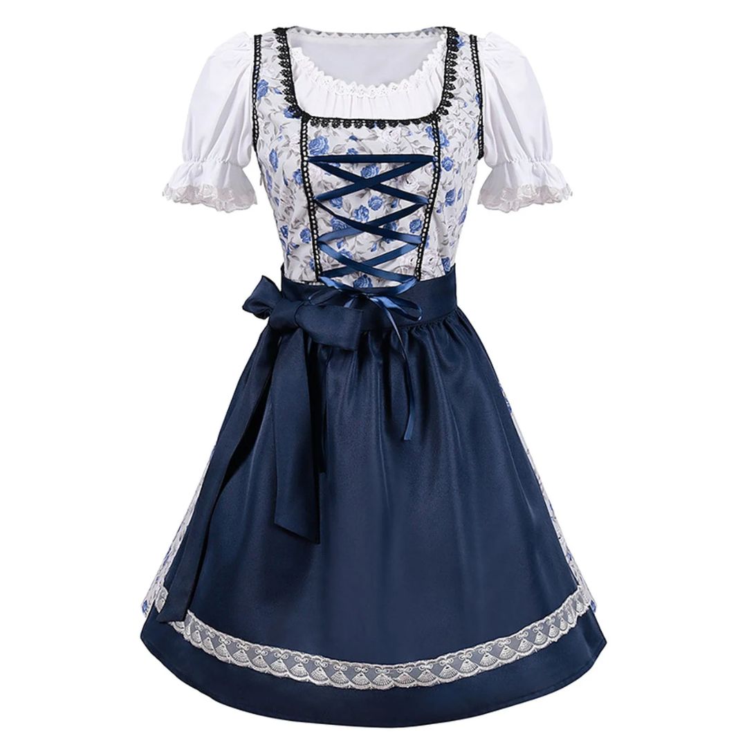 Dirndl Arlene – Traditionelles Oktoberfestkleid Mit Eleganter Schnürung & Schürze 5