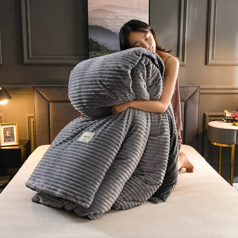 DreamWeave – Luxuriöser Duvetbezug aus Samt-Fleece für Ultimativen Schlafkomfort 0