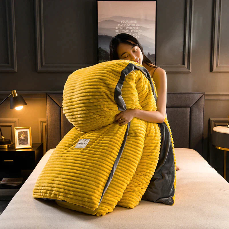 DreamWeave – Luxuriöser Duvetbezug aus Samt-Fleece für Ultimativen Schlafkomfort 1