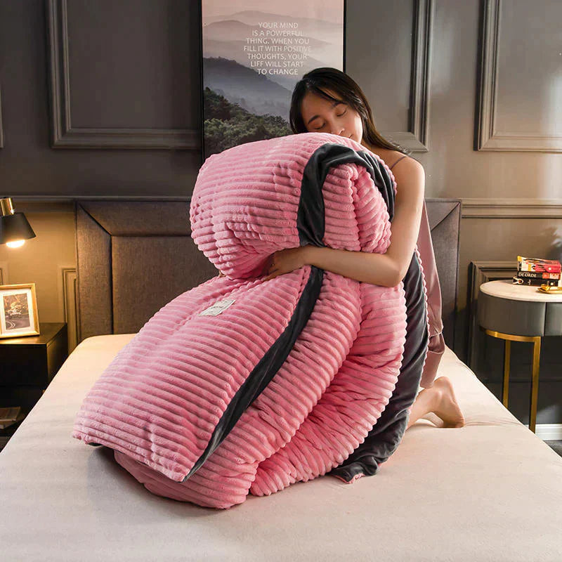 DreamWeave – Luxuriöser Duvetbezug aus Samt-Fleece für Ultimativen Schlafkomfort 4