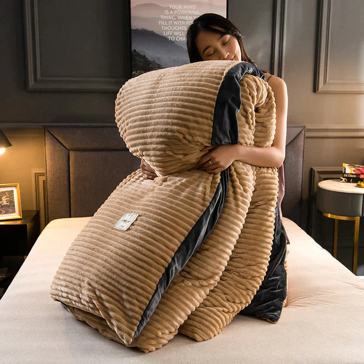 DreamWeave – Luxuriöser Duvetbezug aus Samt-Fleece für Ultimativen Schlafkomfort 7