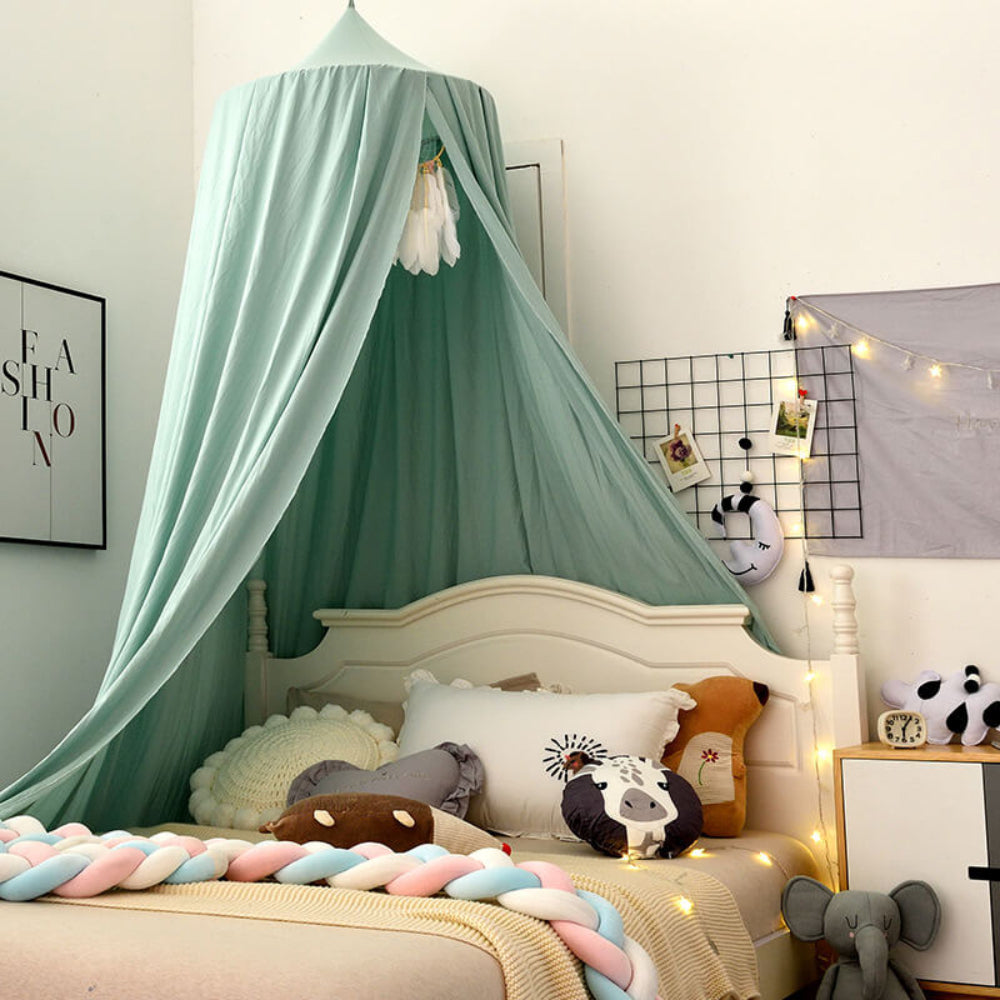 Dreamveil Betthimmel – Eleganter Baldachin für Kinderzimmer, Babybett Himmel aus weichem Polyester 1