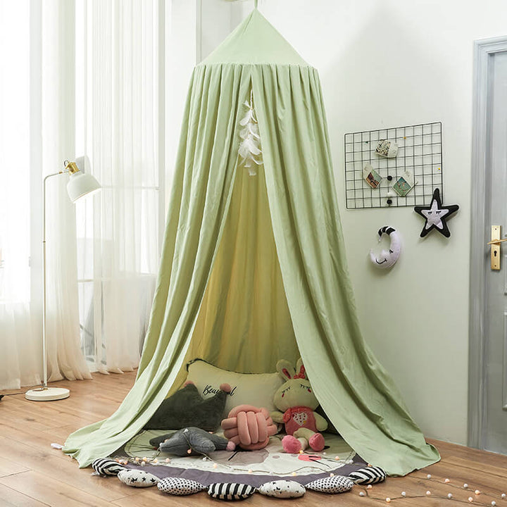 Dreamveil Betthimmel – Eleganter Baldachin für Kinderzimmer, Babybett Himmel aus weichem Polyester 10