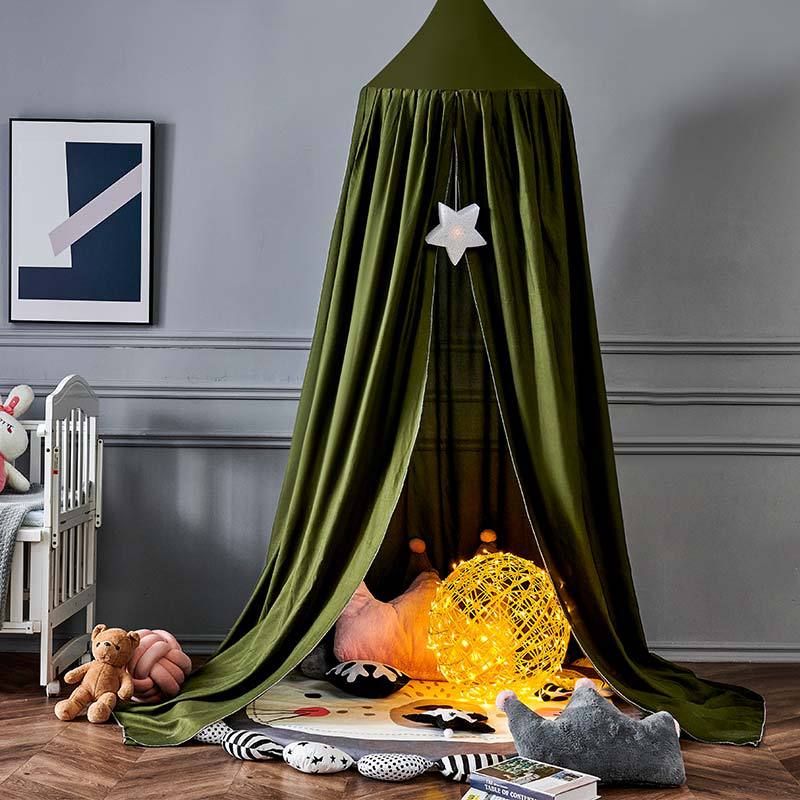 Dreamveil Betthimmel – Eleganter Baldachin für Kinderzimmer, Babybett Himmel aus weichem Polyester 12