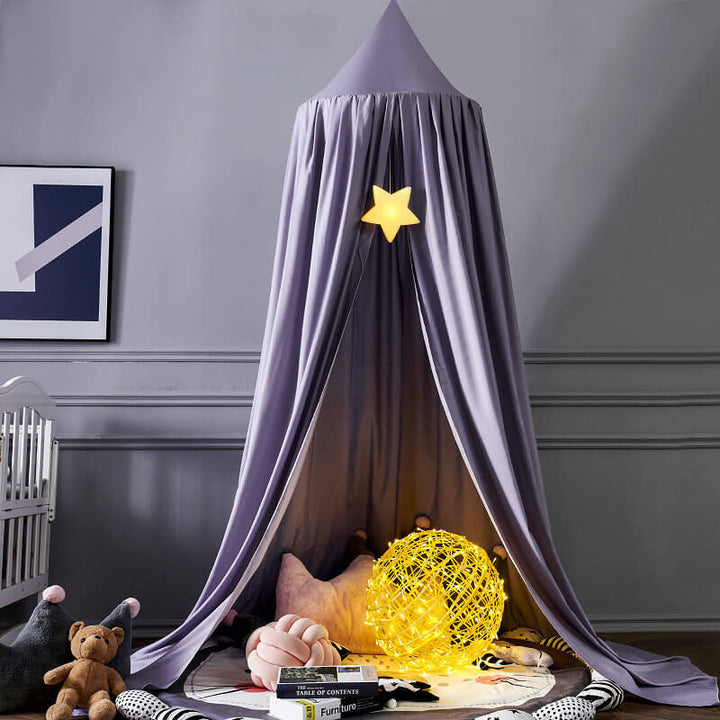 Dreamveil Betthimmel – Eleganter Baldachin für Kinderzimmer, Babybett Himmel aus weichem Polyester 13