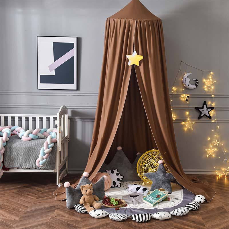 Dreamveil Betthimmel – Eleganter Baldachin für Kinderzimmer, Babybett Himmel aus weichem Polyester 16