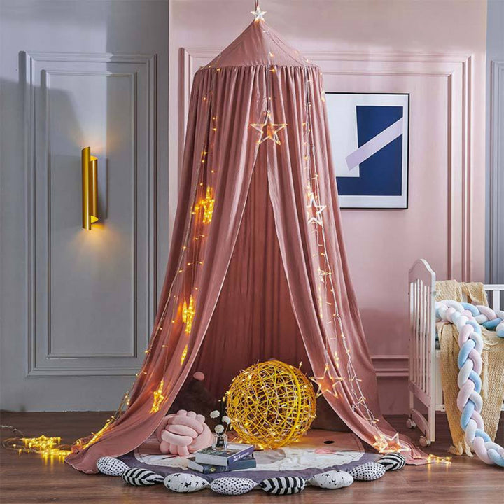 Dreamveil Betthimmel – Eleganter Baldachin für Kinderzimmer, Babybett Himmel aus weichem Polyester 18